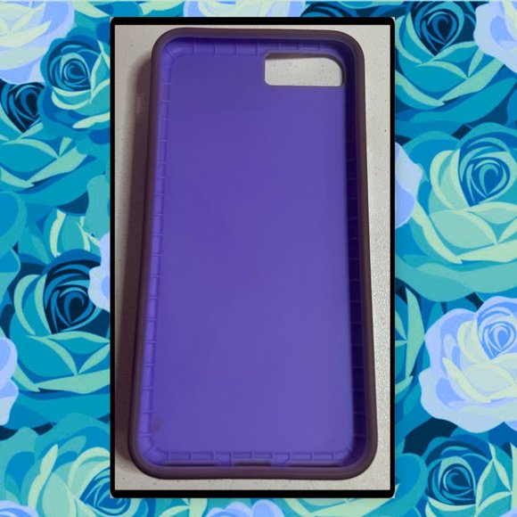 IPhone 8 Plus Holographic Purple Marble Case with Matching Phone Ring Holder - Picture 10 of 12